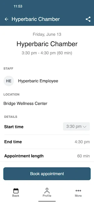 Bridge Wellness Center Screenshot 2
