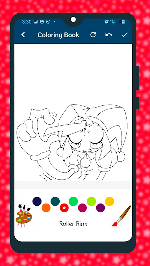 Pomni Digital Circus Coloring Screenshot 1