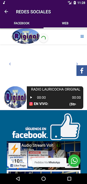 Radio Lauricocha Original 98.5 Screenshot 3
