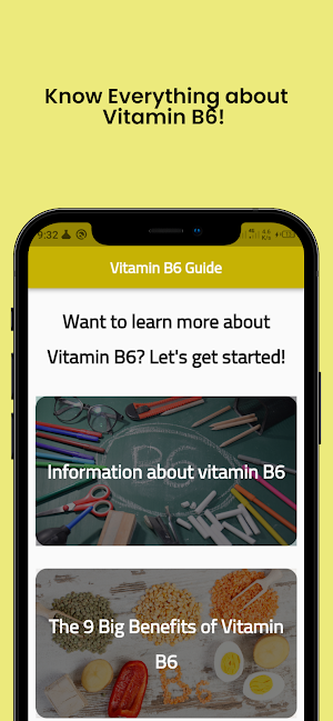 Vitamin B6 Guide Screenshot 0