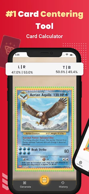 Card Centering Tool :Grader AI Screenshot 0