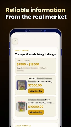 Sports Card Value Scanner Screenshot 3