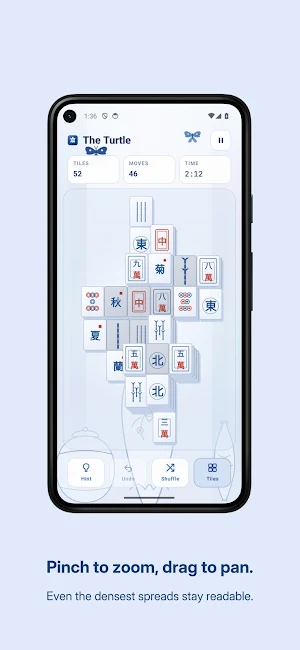 Midnight Mahjong Solitaire Screenshot 1
