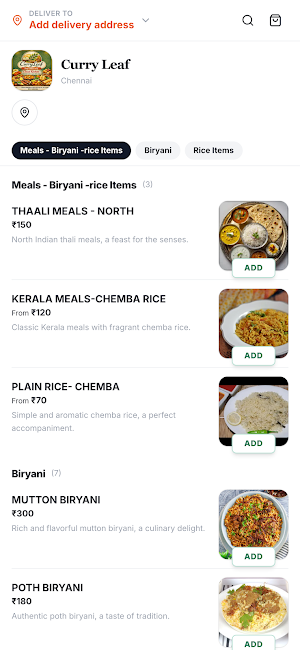 Curry Leaf Screenshot 1