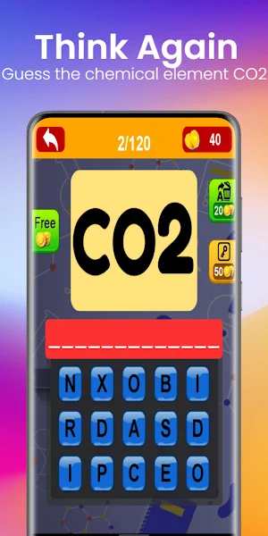Chemical Symbol Quiz Screenshot 3