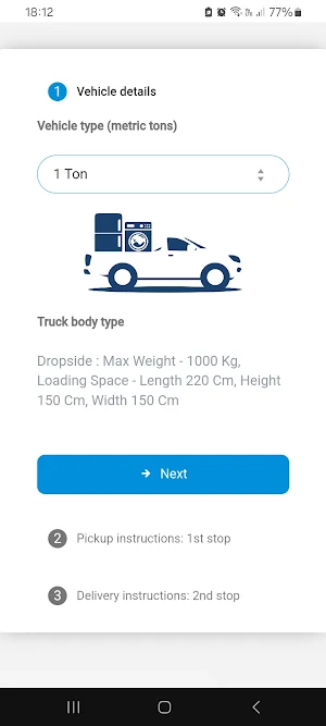 SHIMI - Book, Load, Deliver Screenshot 3