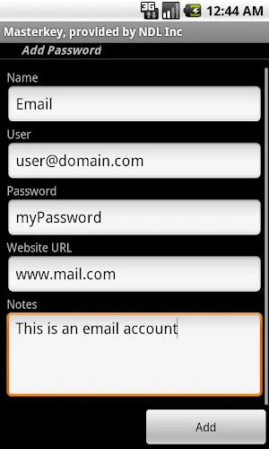 Masterkey Screenshot 1