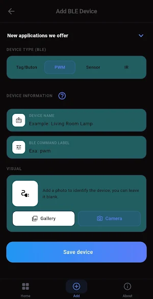 Esp32 bluetooth control Screenshot 2