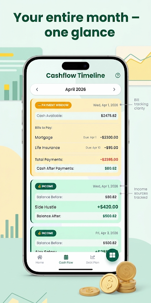 Bill Align: Bills by Paycheck Screenshot 0