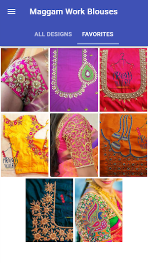 Maggam Work Blouse Designs Screenshot 3