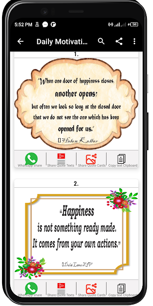 Daily Motivational Quotes Screenshot 2