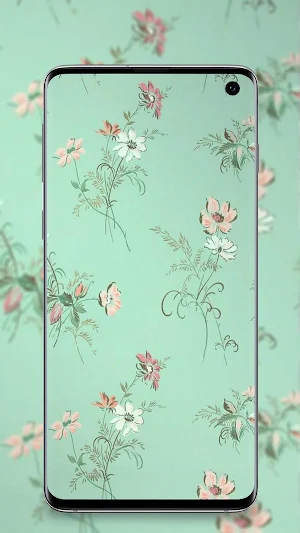 Floral wallpaper Screenshot 1