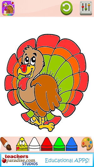 Thanksgiving Coloring Book Screenshot 3