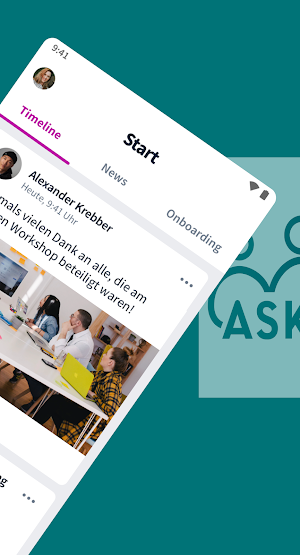 ASKME - Unser Social Intranet Screenshot 1