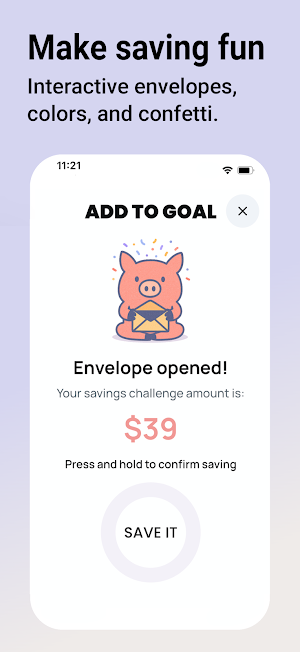 Savings Challenge: Savvy Goals Screenshot 3