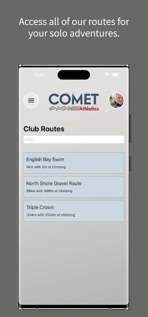 Comet Athletics Screenshot 3