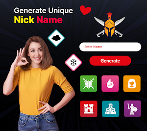 Nickname for Gamers: Name Art Screenshot 0
