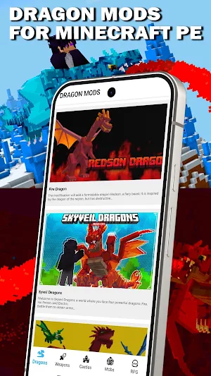 RPG Dragon Mods for Minecraft Screenshot 0
