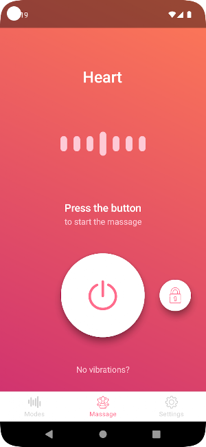 Vibrating body massager Screenshot 0