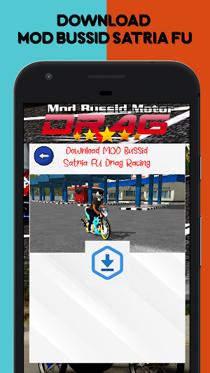 Mod Bussid Motor Drag Racing Screenshot 2