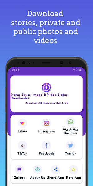 Saver Status : Image & Video Screenshot 0