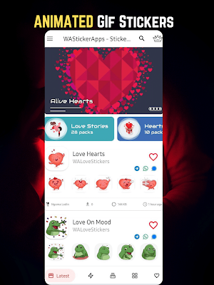 Love Stickers: My Stickers App Screenshot 2