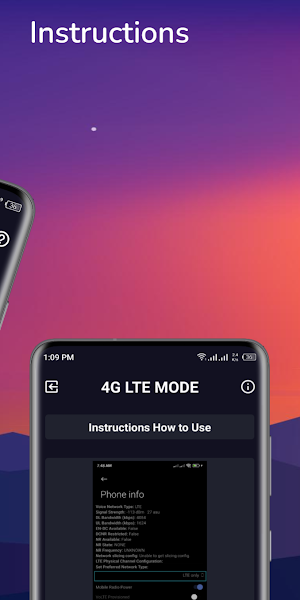 4G LTE MODE Screenshot 1