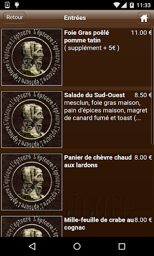 Restaurant l'Epicure Screenshot 3