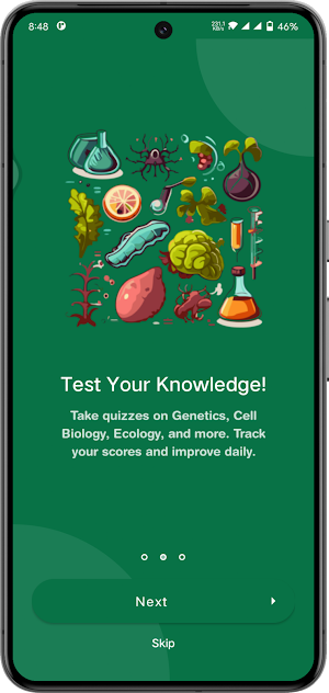 Biology Skills Quiz Screenshot 2