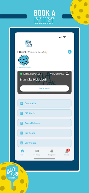 Bluff City Pickleball Screenshot 1