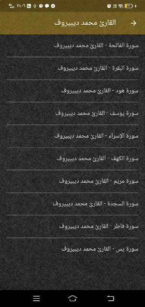 محمد ديبيروف mp3 قران بدون نت Screenshot 3