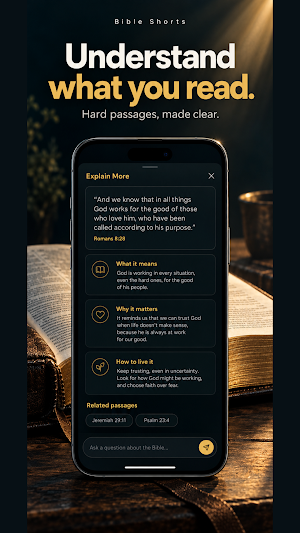 Bible Shorts: Daily Scripture Screenshot 0