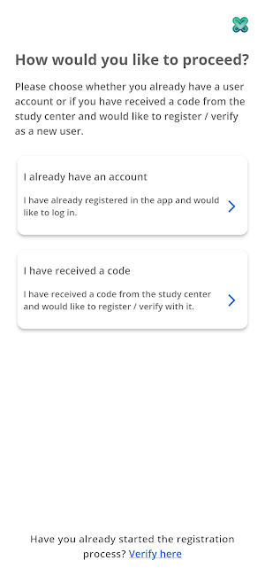 ACO-REAL Study App Screenshot 1