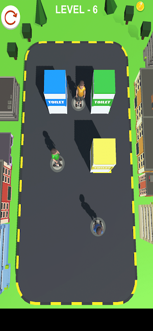 Toilet Rush Draw Puzzle Run 2 Screenshot 1