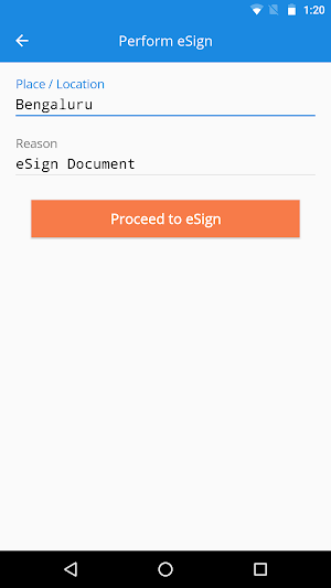 eMudhra eSign Screenshot 3