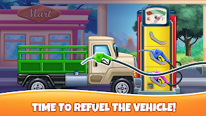 Trucks and Dinosaurs for Kids Screenshot 1