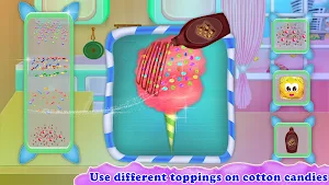 Tasty Cotton Candy Maker: Sweet Dessert Shop Screenshot 1