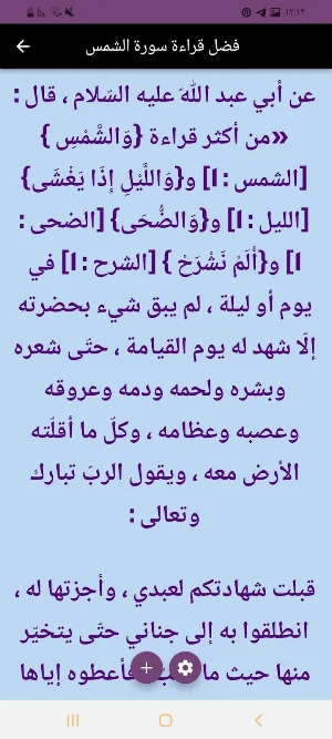 سورة الشمس Screenshot 2