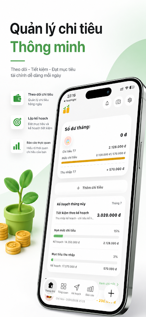 Sổ chi tiêu: Quản lý tài chính Screenshot 0