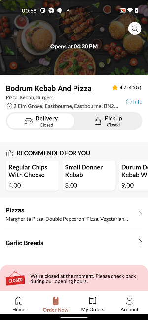 Bodrum Kebab And Pizza Screenshot 2