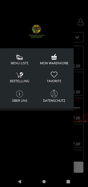 Restaurant Gartenhof Screenshot 1
