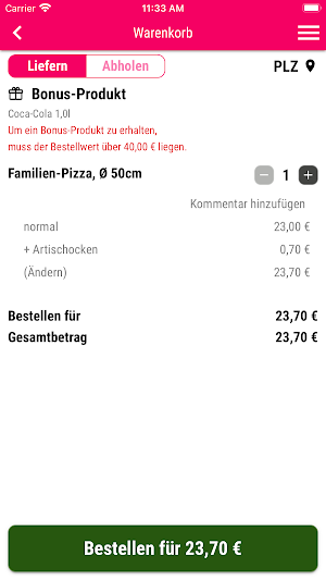 Alanya Döner Pizzeria Künzell Screenshot 1