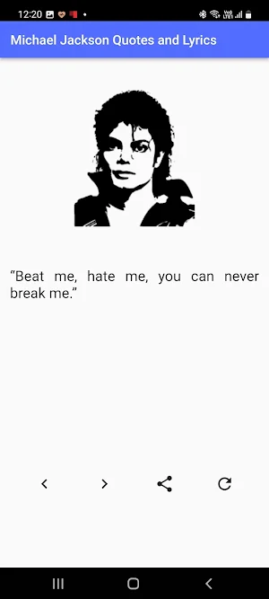 Michael Jackson Quotes, Lyrics Screenshot 3