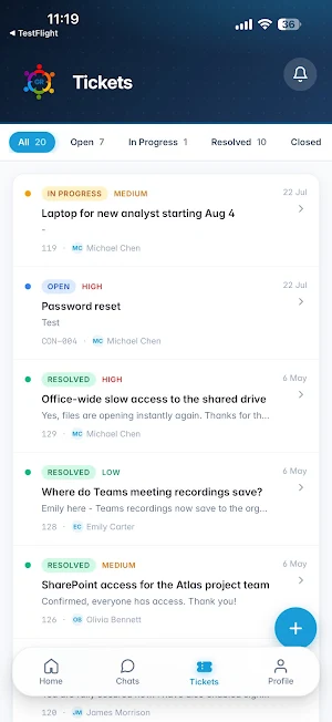GR IT Services Helpdesk Screenshot 3