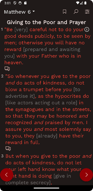 Amplified Study Bible Offline Screenshot 2