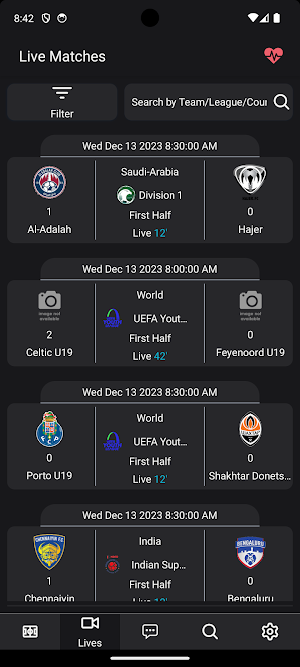 EmSoccer - Scores & Stats Hub Screenshot 3