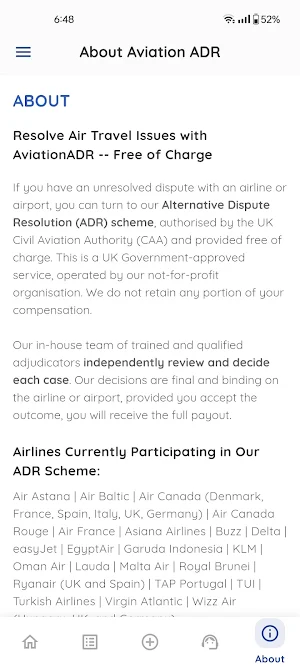 Aviation Dispute Resolution Screenshot 3