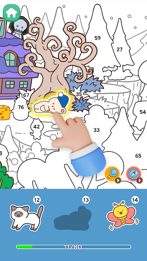 Sticker Town Puzzle Screenshot 1