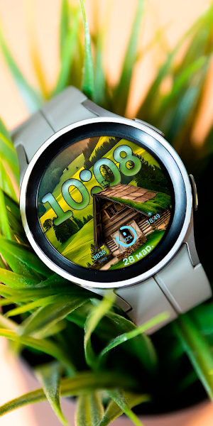DIGI Hillside Cabin Watch face Screenshot 2