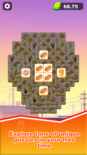 Food Tile Match Screenshot 1